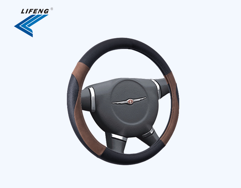 Hot Sell Custom Auto Car Universal PU Leather Comfort Steering Wheel Cover 19A007D