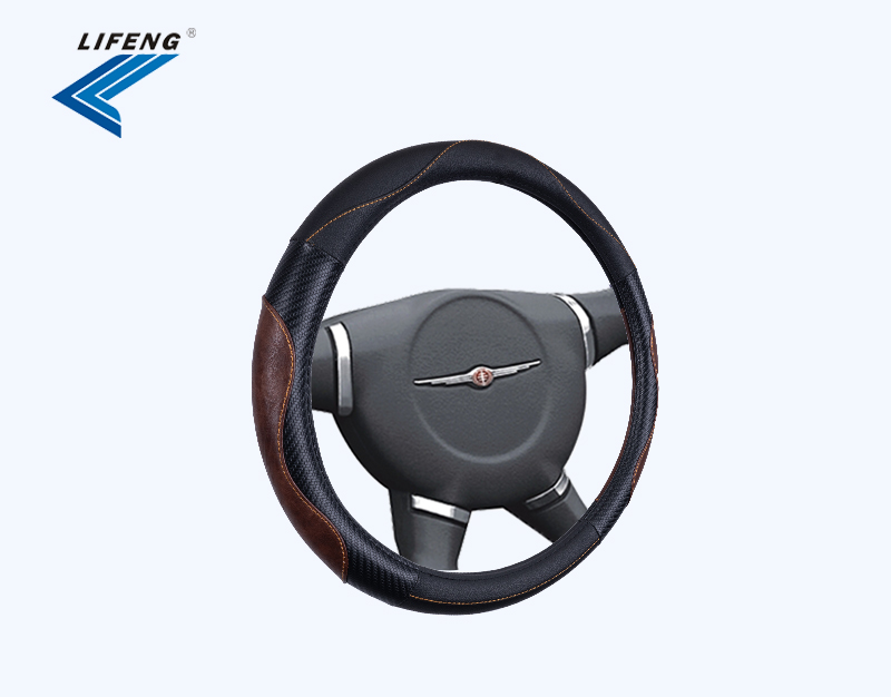Hot Sell Custom Auto Car Universal PU Leather Comfort Steering Wheel Cover 19A014B