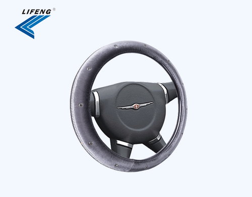 15 Inch Universal Fit Anti-Slip PVC Diamond Luxury Steering Wheel Cover