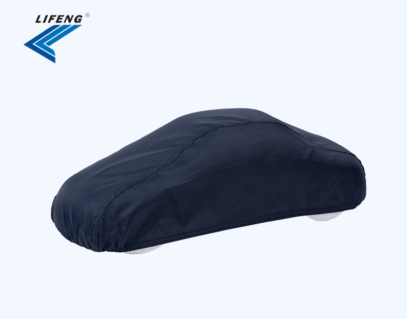Anti-dust Black Leather Satin Auto Cover