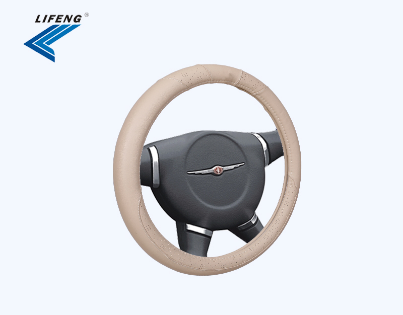 2021 Hot Sell Custom Auto Car Universal PU Leather Car Cover Steering Wheel 15B110D