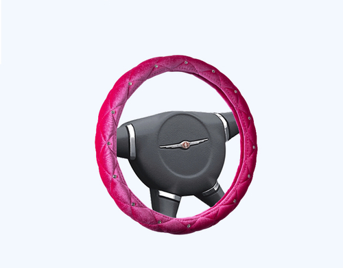 Pink Custom Style Car Steering Wheel Cover for Girls